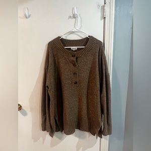 Tunic length sweater